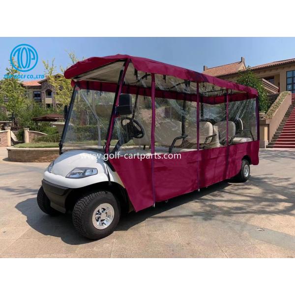 Buy Red Enclosure  LVTONG A627 8 Seater Golf Cart Waterproof Customized at wholesale prices