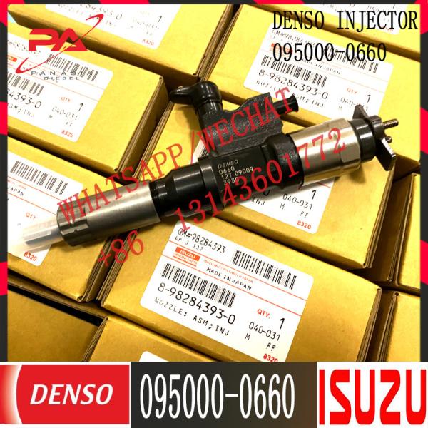 Original common rail fuel injector 095000-0660 8-97329703-1 for 4HK1 6HK18
