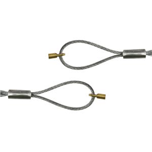 Cable Pulling Grip With 5mm Nut Flexible Eye Kit Galvanizing Steel Antislip Pipe