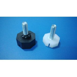 Quality k022 white PP 28mm furniture legs refrigerator feet adjustable foot for sale