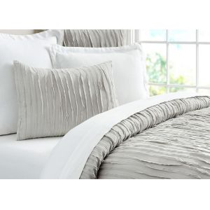 Camille Ruched Solid Modern Bedding Sets Soft 4 Pcs With Different Size