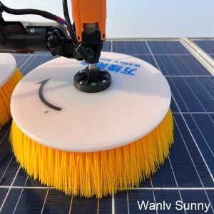Aluminum Alloy Pole Water Powered Solar Panel Cleaning System with Extendable