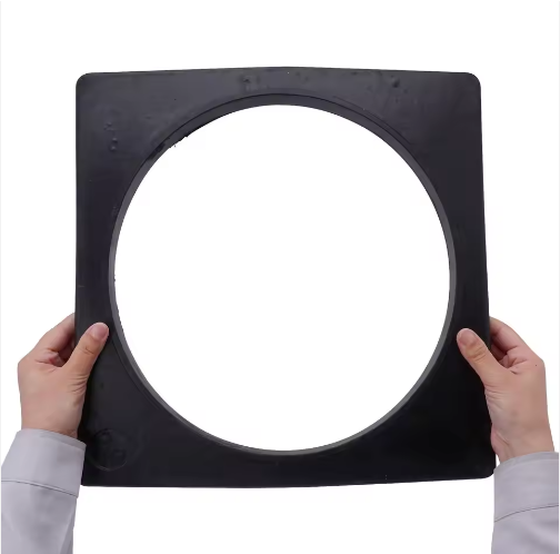 45mm Black Recycled Rubber Base Weight for Traffic Cones