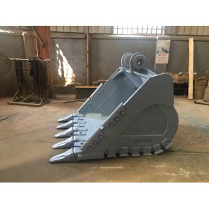 Heavy Duty Excavator Rock Drilling Bucket Q460 12m3 Capacity