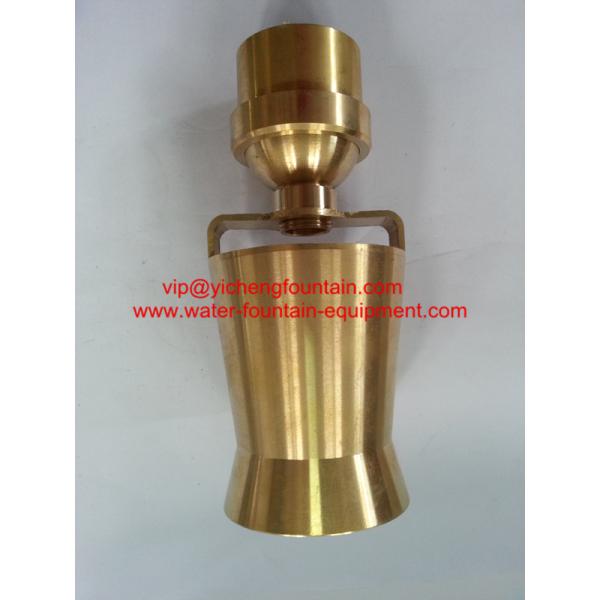 Brass Material Adjustable Cascade Water Fountain Nozzles Of Great Foam DN15 - DN80