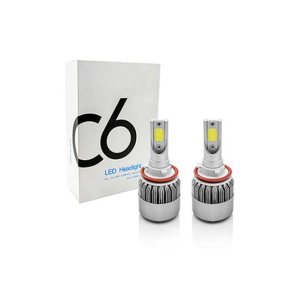 Buy Bright Auto Led Headlight C6 COB Led Headlight Kit 3800LM 36W H11 H4 H7 9005 9006 at wholesale prices