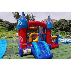 Inflatable Bouncer Castle Kids Bouncy House Jumping Castles With Slide