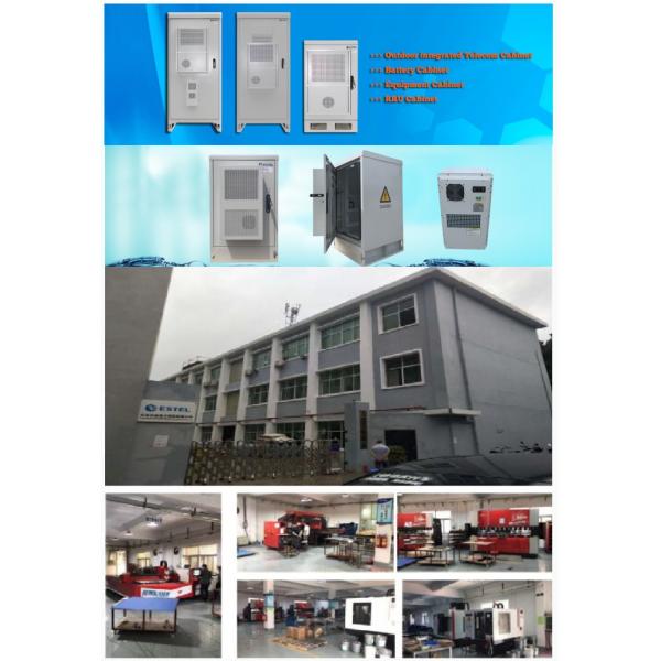 IP55 19 Inch Rack Outdoor Telecom Cabinet One Compartment Two Doors Weatherproof