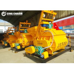 Charging 800L Js1000 Concrete Mixer Machine CE And ISO Certificated