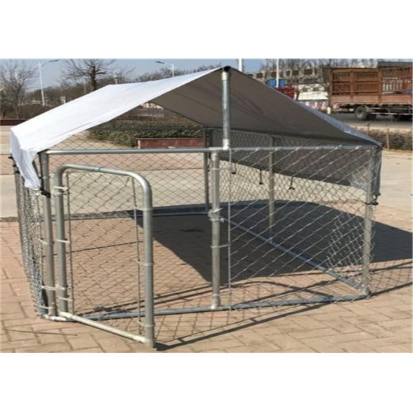 Outdoor Powder Coated Metal Dog Kennel Heavy Duty Galvanized