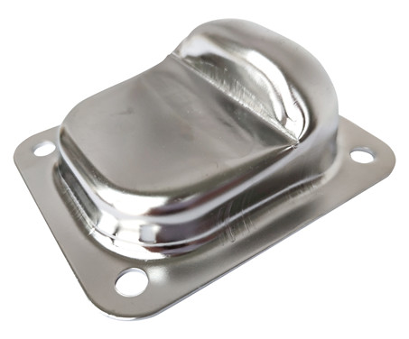 Yard Two Leaf Centre Gate Stopper Outdoor 120x100mm Gate Leaf Stopper Stainless Steel 304