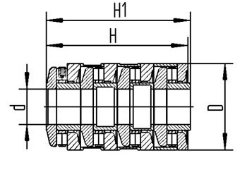 T5AR36120 36*120*260mm Multi-Stage cylindrical roller thrust bearings