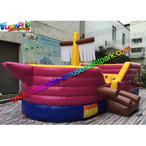 Buy Famous Commercial Bouncy Castles Pirate Ship Inflatable Bouncer at wholesale prices