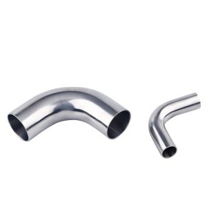 Quality Silver Casting Stainless Steel Mirror Finish Seamless Pipe Long Radius Weld 90 Degree Elbow for sale