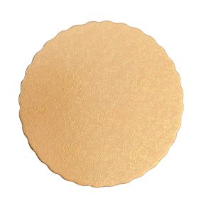FDA 7 Inches Gold Silver Circle Cardboard Cake Board
