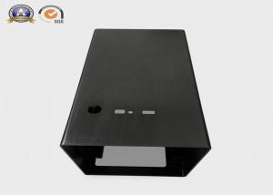 Quality Rohs standard customized precision CNC Machining electrical aluminum parts with black powder coating for sale