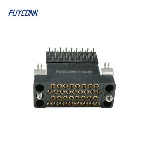 V.35 Female Connector 34pin Right Angle PCB Connector for Router with board lock