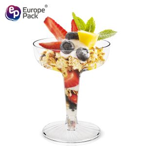 Amazon top seller 2019 disposable PS clear 4oz plastic dessert cup