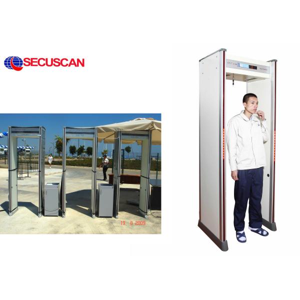 Buy Electronic Long Range Body Scanner Metal Detector Walk Through With Remote Controller at wholesale prices