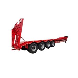 Performance 120t Load Capacity Van-type Low Bed Gooseneck Removeable/Lowflat