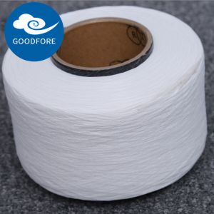 White 140D Spandex Covered Yarn Nylon Filament For Knitting