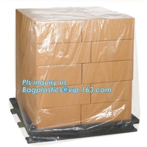 HDPE Pallet Cover Sheet, LDPE bag Large square bottom bag on roll pallet cover