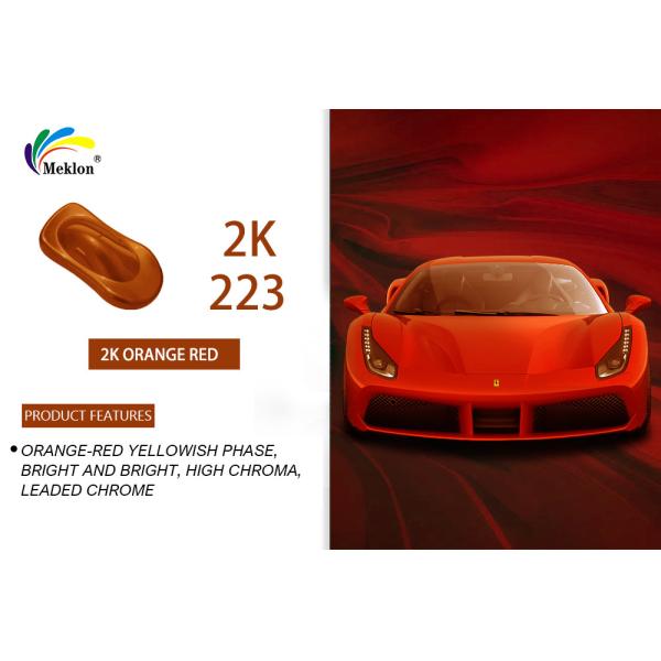 Buy ISO/MSDS/SGS Approved Orange Red Car Paint For Excellent Coverage And Protection at wholesale prices