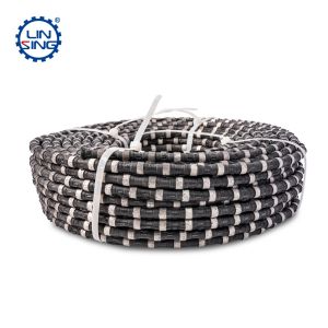 11.5mm Sintered Bead Rope Diamond Wire Saw for Wet/Dry Reinforced Concrete