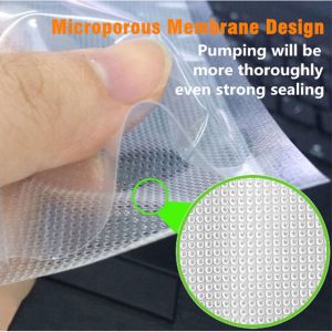 SGS Transparent Plastic Embossed Vacuum Sealer Bags Rolls Packaging Nuts