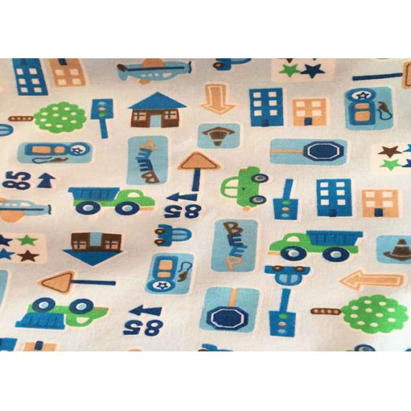 Double Side Brushed Organic Cotton Flannel Fabric White Cleaning