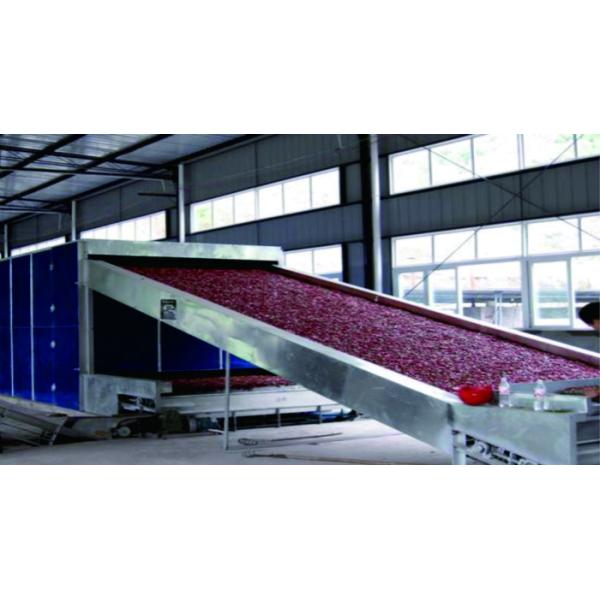 Direct Fired Rotary Industrial Hot Air Dryer Machine Through Continuous Tunnel Steam Tube