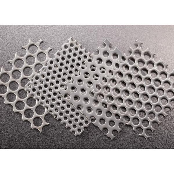 Buy Custom 304 316 Decorative Perforated SS Sheet Metal Panels Cut To Size at wholesale prices