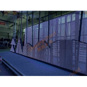 Customizable Transparent LED Display Screen with 60Hz Frame Frequency and DIP