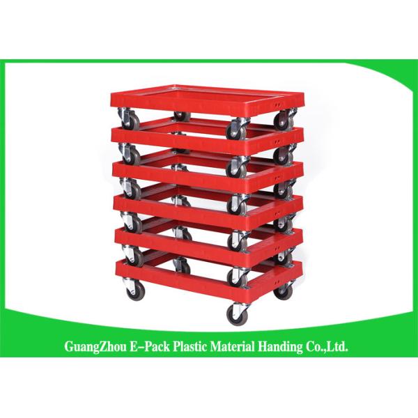 Smart Dragon Heavy Duty Dolly , Customized Moving Equipment Dolly PP Material