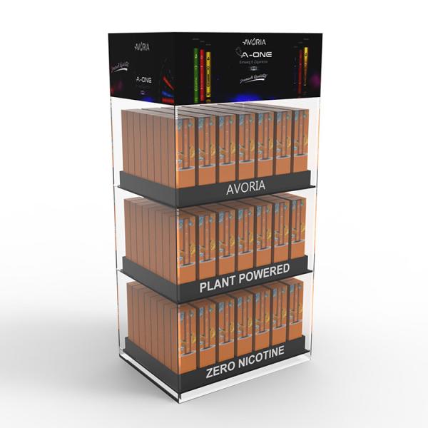 Customized Essential Oil Display Stand Acrylic Countertop Display Rack With