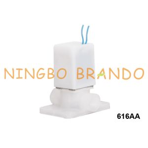 1/8'' 1/4'' Acid Alkali Resistant Anti Corrosive Solenoid Valve PTFE