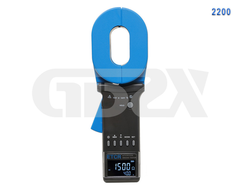 Pincer Digital 1000 Ohms Clamp Earth Resistance Tester