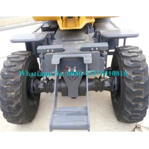 All Wheel Drive 4 Wheeled Mini Excavator , 6 Ton Excavator For Earth Moving