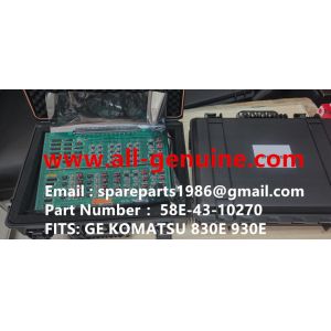 Quality 58E-43-10270 CARD FITS GE TEREX UNIT RIG BUCYRUS MT4400AC MT5500 MT3600 NTE240 NTE260 NHL DUMP TRUCK HAULER MINING for sale