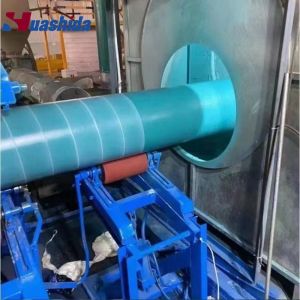 Quality Steel Pipe 3PE / FBE insulation anticorrosion production line for sale