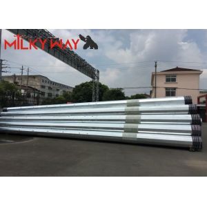 Customizable Design Load 300-1000kg 33kv Steel Power Pole with Cross Arm