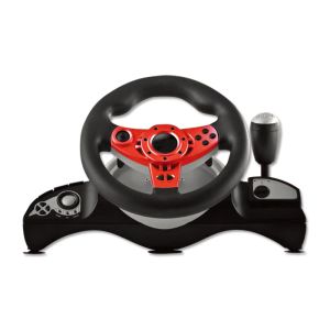 Wired Connection Video Game Steering Wheel for P4 Big Size Shape With Vibration