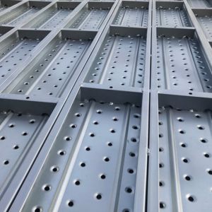 Quality Customized Steel Scaffolding Plank With Pre Galvanized Surface For Secure Construction for sale