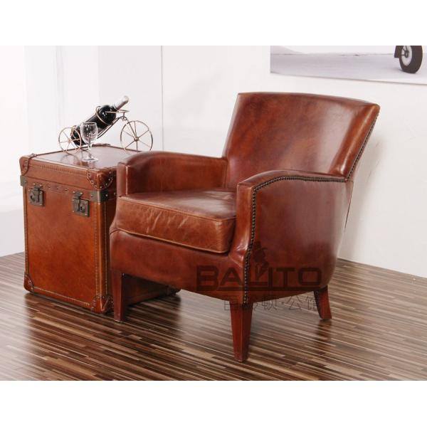 Buy classical British style leather sofa chair furniture,#2034 at wholesale prices