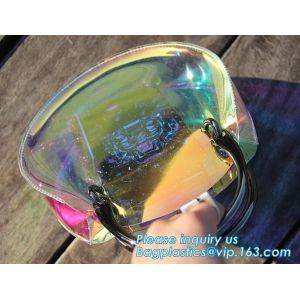 eco friendly teen fashion clear PVC handbag, Plastic PVC Handbags for Women,