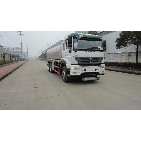 Mini Oil Tanker Truck 6.65cbm euro3 , 20000L Volume oil delivery trucks 300 HP