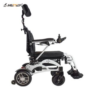China Brush Motor Foldable Electric Wheelchair Lightweight on sale
