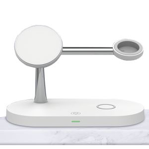 15W Fast Charging Station With Adjustable Night Light And Holder For IWatch