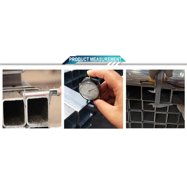 6.4M Length Construction Building Material 3x3 16g Square Tubing Steel Square Tube for Greenhouses