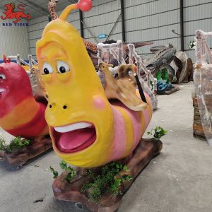 Coin Operated Animatronic Insects Children Age For Business Activities